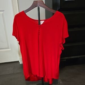 Chic Red Blouse